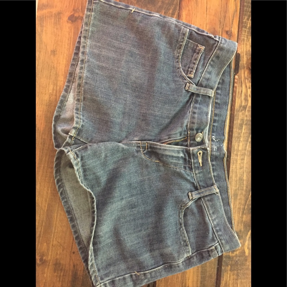 Denim shorts